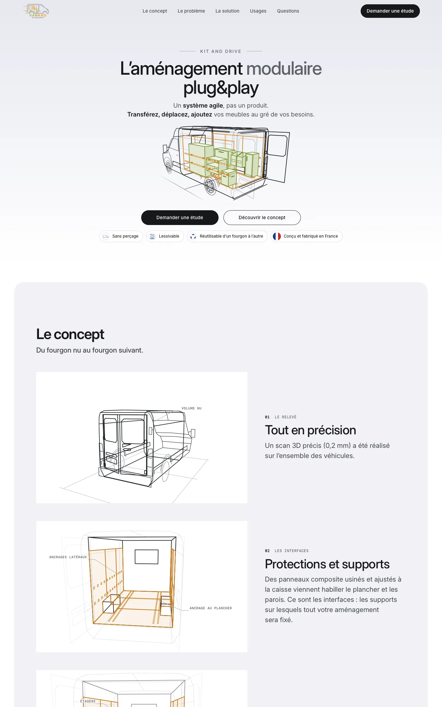 Site VanKAD, sur ordinateur